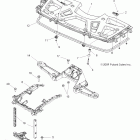 SPORTSMAN 550 - A12ZN55AA/AQ/AZ Body, front rack and supports