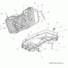 SPORTSMAN X2 550 - A10TN55AL/AX Body, front cargo box (built 9 / 01 / 09 and after)