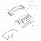 SPORTSMAN FOREST 850 - A12ZN8EFK Body, rear cab and rear rack