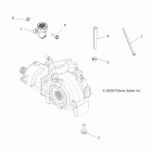 SPORTSMAN EPS 550 - A12ZN5EAH/EAL/EAM/EAO/EAT Drive train, gearcase mounting, front