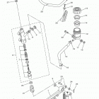 YZFR1 YZFR1EGY/YZFR1EL/YZFR1ECR/YZFR1ECGY/YZFR1ECL/YZFR1ER Задний торм цилиндр