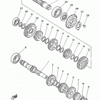V STAR 250 XV250ECW/XV250EW/XV250ECR/XV250ER Трансмиссия