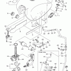 V STAR 950 BOLT XVS95CEB/XVS95CECW/XVS95CEW/XVS95CECB Топливный бак