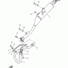 TTR230 TTR230F Выхлопная система
