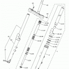 STRYKER XVS13CECBY/XVS13CEGY Передняя вилка