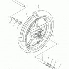 YZFR1 YZFR1EGY/YZFR1EL/YZFR1ECR/YZFR1ECGY/YZFR1ECL/YZFR1ER Переднее колесо