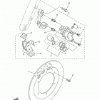 V STAR 250 XV250ECW/XV250EW/XV250ECR/XV250ER Передний тормозной суппорт