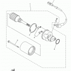 TTR50E TTR50EE Стартер