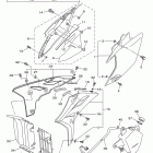 WR450F WR450FE Боковая панель