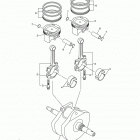 BOLT R SPEC XVS95CFCB/XVS95CFCS/XVS95CFB/XVS95CFS Коленчатый вал и Поршень