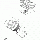 V STAR 250 XV250ECW/XV250EW/XV250ECR/XV250ER Цилиндры