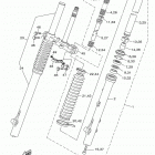 TTR230 TTR230E Передняя вилка