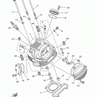 TTR230 TTR230E Головка цилиндра