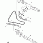 FZ09 FZ09ECGY/FZ09ER/FZ09EGY/FZ09ECR Цепь механизма газораспределения