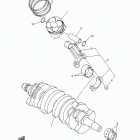 YZFR6 YZFR6ECGY/YZFR6ECL/YZFR6EGY/YZFR6ECR/YZFR6EL/YZFR6ER Коленчатый вал и Поршень