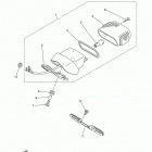 V STAR 250 XV250ECW/XV250EW/XV250ECR/XV250ER Фонарь задний