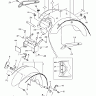 V STAR 1300 DELUXE XVS13CTFEC/XVS13CTFE Крыло