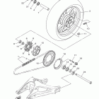 FZ09 FZ09ECGY/FZ09ER/FZ09EGY/FZ09ECR Заднее колесо