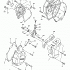 FZR6 FZ6RECB/FZ6REB Крышка картера двигателя