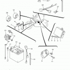 V STAR 250 XV250ECW/XV250EW/XV250ECR/XV250ER Электрика 1