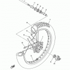 V STAR 250 XV250ECW/XV250EW/XV250ECR/XV250ER Переднее колесо