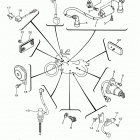 V STAR 250 XV250ECW/XV250EW/XV250ECR/XV250ER Электрика 2