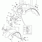 V STAR 1300 TOURER XVS13CTECB/XVS13CTEB Крыло