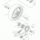 YZFR6 YZFR6ECGY/YZFR6ECL/YZFR6EGY/YZFR6ECR/YZFR6EL/YZFR6ER Заднее колесо