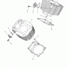 V STAR 950 TOURER XVS95CTEB/XVS95CTECB Цилиндры