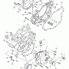 WR250F WR250FD Крышка картера двигателя