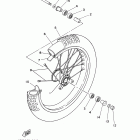 YZ85 YZ85E Переднее колесо