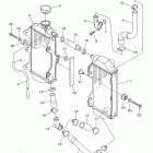 YZ250F YZ250FDW/YZ250FDL Радиатор и Патрубки