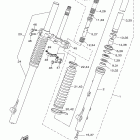 TTR230 TTR230D Передняя вилка