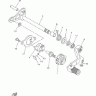 YZ125 YZ125D2 Вал переключения