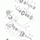 TW200 TW200D1/TW200D1C Коленчатый вал и Поршень