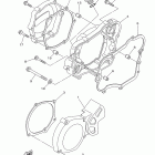 YZ85 YZ85E Крышка картера двигателя
