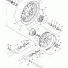 V STAR 950 TOURER XVS95CTEB/XVS95CTECB Заднее колесо