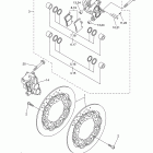 YZF-R6 YZFR6DCR/YZFR6DL/YZFR6DG/YZFR6DCL/YZFR6DR/YZFR6DCG Передний тормозной суппорт