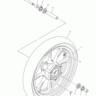 V STAR 950 TOURER XVS95CTEB/XVS95CTECB Переднее колесо