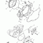 YZ250 YZ250E2 Крышка картера двигателя