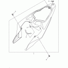 YZF-R1 YZFR1DR/YZFR1DCR/YZFR1DCL/YZFR1DCG/YZFR1DL/YZFR1DG Боковая панель
