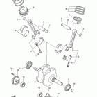 V STAR 1300 TOURER XVS13CTECB/XVS13CTEB Коленчатый вал и Поршень