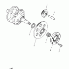 V STAR 250 XV250D/XV250DC Муфта стартера