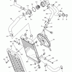 STRYKER XVS13CDW/XVS13CDCW Радиатор и Патрубки