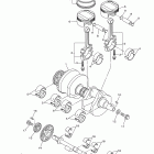 VMAX VMX17D/VMX17DC Коленчатый вал и Поршень
