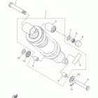 TW200 TW200D1/TW200D1C Задняя подвеска