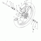 YZ450F YZ450FDW/YZ450FDL Переднее колесо
