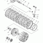 WR250F WR250FD Сцепление
