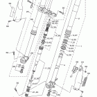 WR450F WR450FE Передняя вилка