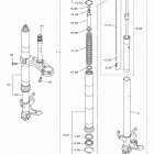 YZF-R1 YZFR1DR/YZFR1DCR/YZFR1DCL/YZFR1DCG/YZFR1DL/YZFR1DG Передняя вилка
